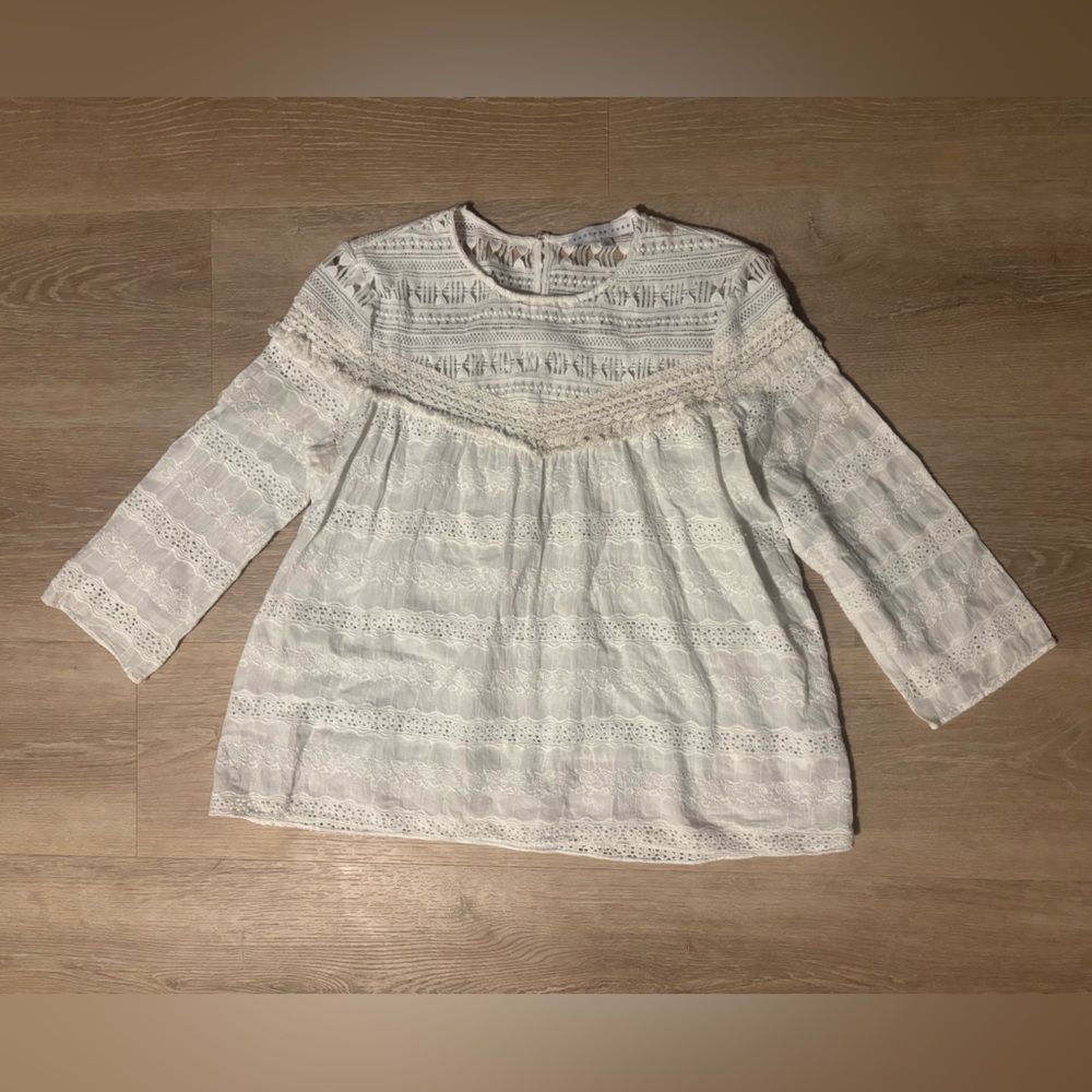 Endless Rose Ivory Lace Top